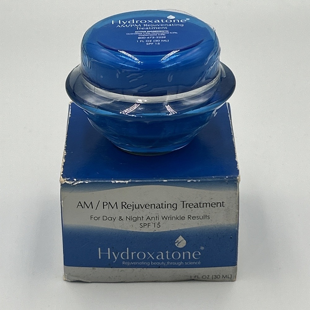Hydroxatone AM PM Rejuvenating Anti-Wrinkle SPF 15 1oz EXP: 2012 NOS Sealed
